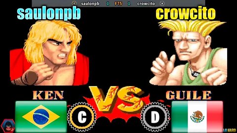 Street Fighter II: The World Warrior (saulonpb Vs. crowcito) [Brazil Vs. Mexico]