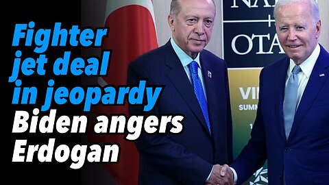 Fighter jet deal in jeopardy. Biden angers Erdogan