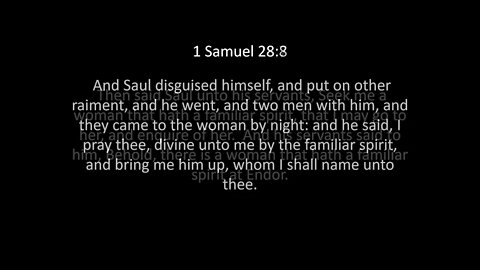 1st Samuel Chapter 28