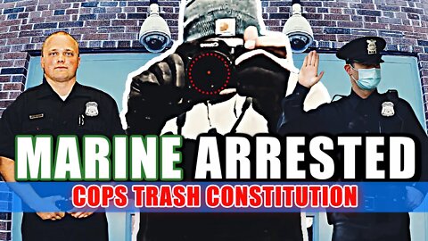 BAD COPS ARREST AUTISTIC MARINE FOR CONSTITUTIONAL RIGHTS First Amendment Audit FAIL • Hamtramck, MI