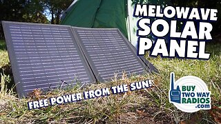 Melowave 40W Foldable Solar Panel - Harness the power of the sun! | Buy Two Way Radios