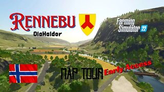 Rennebu / Early Access / Map Tour / OlaHaldor / FS22 / LockNutz / Norway / Buildings Of Norway