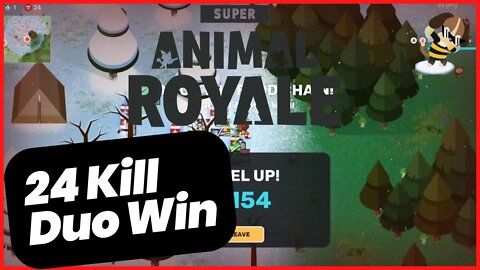 24 Kill Duo Win in Super Animal Royale