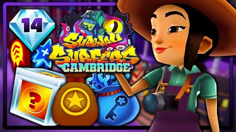 Subway Surfers Cambridge Halloween | Nível 14 + Caixa de Som Bluetooth de Pedra