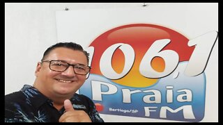 Programa Megamix na Rádio 106 1 Praia FM DJ Cleverson Guaruja