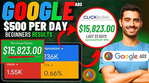 NEW! Google Ads "DA" Method To Make +$500/DAY With Clickbank || Clickbank Affiliate Marketing 2023