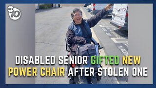 Disabled Chula Vista senior, theft victim receives new power wheelchair