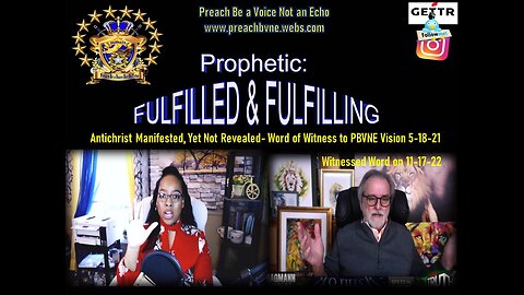 Steve Quayle gives Word of Witness: Manifested not Revealed; Anti Christ as I Was Shown in Vision
