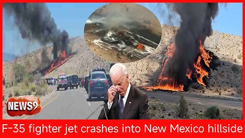 US F-35 Military fighter jet crashes in New Mexico । NEWS9