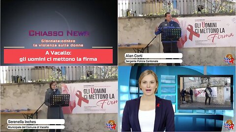 Chiasso News 25 novembre 2023 - A Vacallo: Gli uomini ci mettono la firma