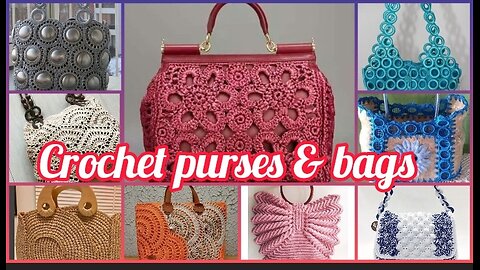 Crochet bags ,crochet bag designs, crochet shoulder bags