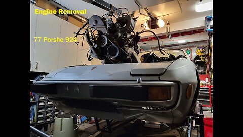 $1400 Porsche 924 Project Hugo #3 Engine Removal