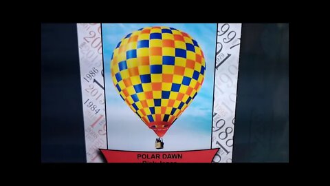 First looks of our balloon pilot's trading card of Polar Dawn for this year's Balloon Fiesta!