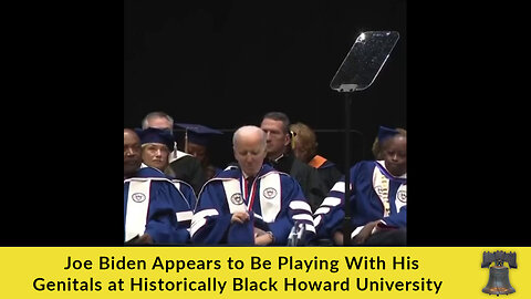 Joe Biden Appears to Be Playing With His Genitals at Historically Black Howard University