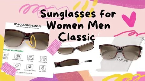 Sunglasses for Women Men Classic