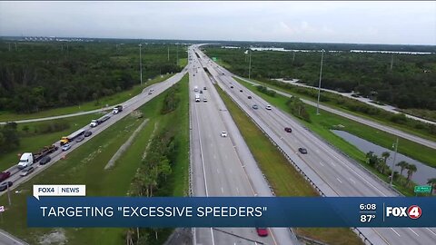 Law enforcement targeting "excessive" speeders