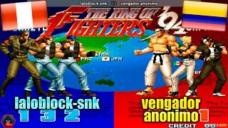 The King of Fighters '94 (laloblock-snk Vs. vengador anonimo) [Peru Vs. Colombia]