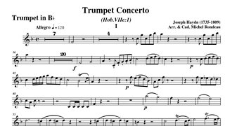 Preparing Haydn Trumpet Concerto - 1st Mov with Metronome