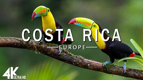 FLYING OVER COSTA RICA (4K UHD) - Relaxing Music Along With Beautiful Nature Videos - 4K Video HD