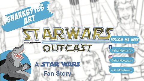 A Star Wars Fan Story - Character Design Sheet | Procreate Timelapse