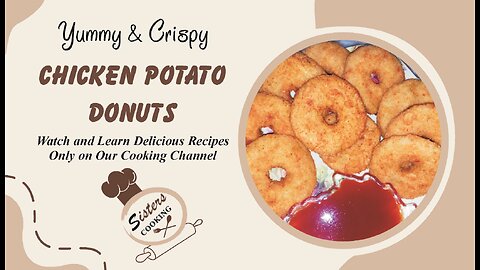Yummy & Crispy Chicken Potato Donuts | Donut Easy Recipe | Donut Chicken Recipe