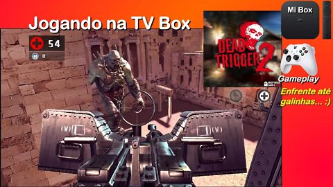 Jogando na TV Box - Dead Trigger 2