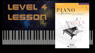 French Minuet - Piano Adventures Level 4 - Lesson Book