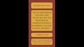 Bible Memory Verse of the Day #christianity #God #Jesus #Bible #Biblestudy #1Timothy