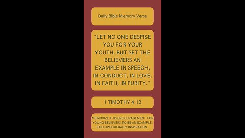 Bible Memory Verse of the Day #christianity #God #Jesus #Bible #Biblestudy #1Timothy