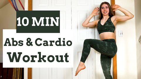 10 MIN ABS & CARDIO WORKOUT - Burn calories and build your abs / No equipment | Selah Myers