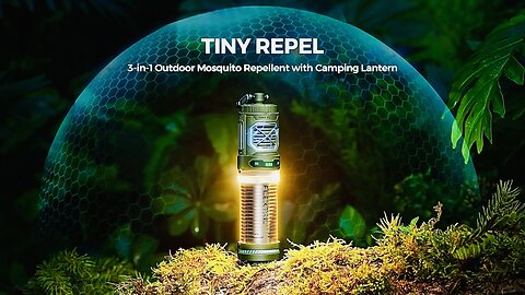 Amazing New Electronic Mosquito Repellent - 360 Protection - Great For Camping - FLEXTAIL