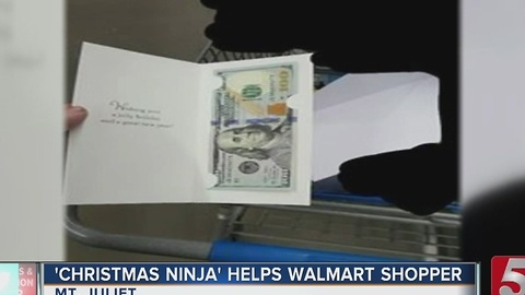 Anonymous Person Gives To Walmart Shopper