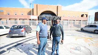 SOUTH AFRICA - Cape Town - Traffic officers at Khayelitsha Magistrate Court (9RN)