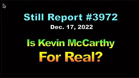 Is Kevin McCarthy For Real???, 3972