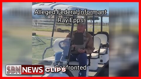 Alleged Capitol Hill Riot Federal Informant, Ray Epps Confronted, Takes Off in a Golf Cart - 4847