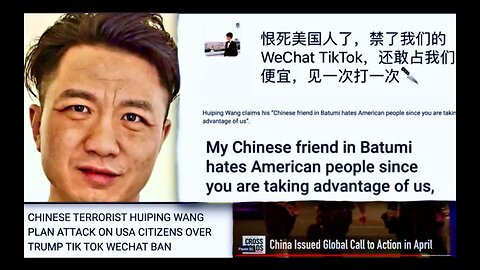 USA Traitors Protect Chinese TikTok Terrorist Huiping Wang And Hide Origin Of Wuhan Virus Outbreak