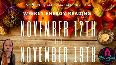 🌟 Weekly Energy Reading for ♓️ Pisces (Nov 12th-19th)💥No change will occur until you surrender! 🎧
