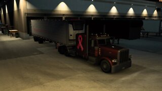 ATS Gameplay | Peterbilt 389 | Gillette WY to Cheyenne WY | Pinktober