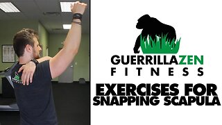 Exercises For Snapping Scapula | Shoulder Blade Control