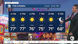 Metro Detroit Forecast: Comfortable weather continues into the holiday weekend