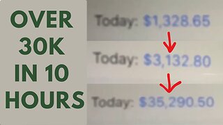 Here's how Ben Made over $30,000 In 10 Hours