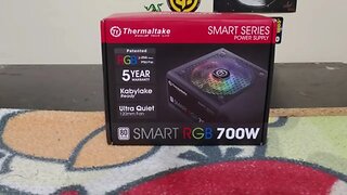 Thermaltake SMART RGB 700W power supply unboxing
