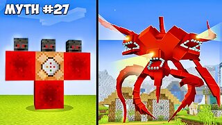 Busting 40 RARE Myths In Minecraft 1.19