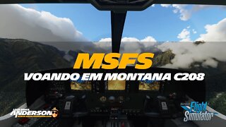 FSEconomy: Voando nas Montanhas em Montana com Caravan 208