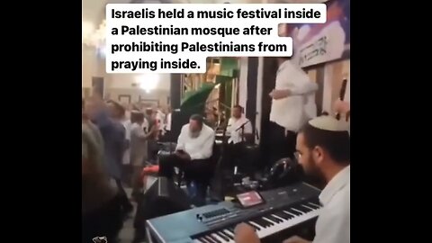 Israelis Held A Music Festival Inside Palestinian Mosque After Kicking Them Out