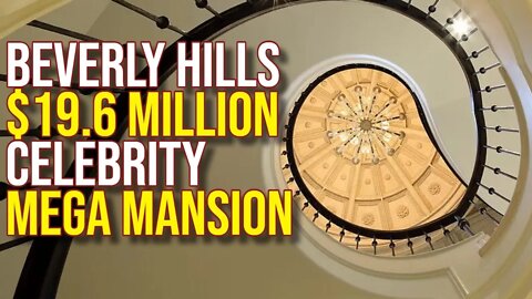 Touring $19.6 Million Beverly Hills Celebrity Mega Mansion