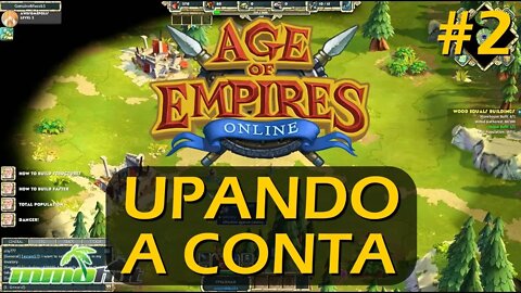 age of empires online gameplay upando a conta parte 2