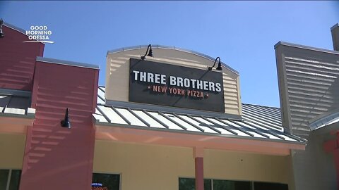 Nearly 3 years after fire, Odessa's Three Brothers Pizza reopens