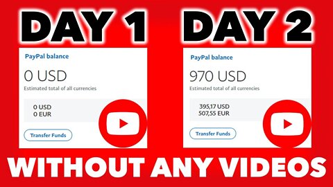 How To Make $970 On YouTube Without Recording Any Video