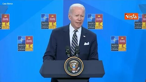 Biden in press conference calls Sweden Switzerland: I'm getting anxious about NATO expansion